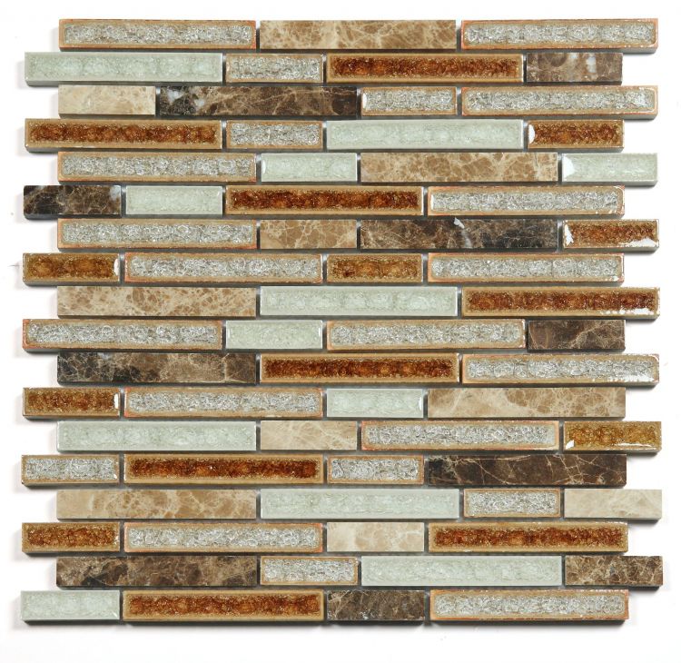 Garnet Linear Lady Mosaic Wall Tile-Mixed Mosaic-American Tile Depot