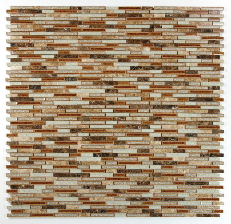 Garnet Linear Lady Mosaic Wall Tile-Mixed Mosaic-American Tile Depot