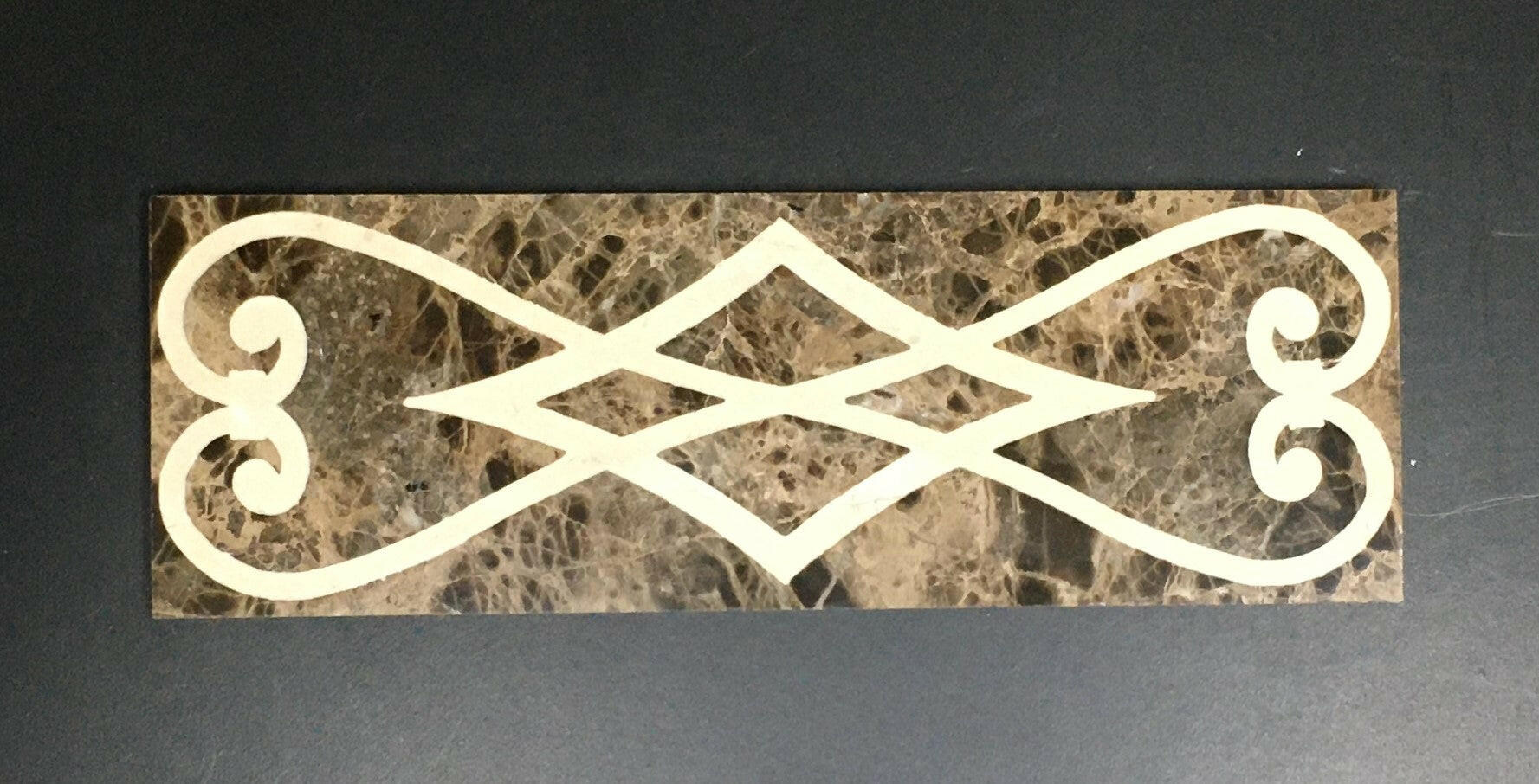 Tijuana 4 X 12 Marble Waterjet Border - Polished-Marble Border-American Tile Depot