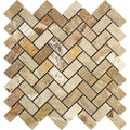 1x2 Herringbone Tumbled