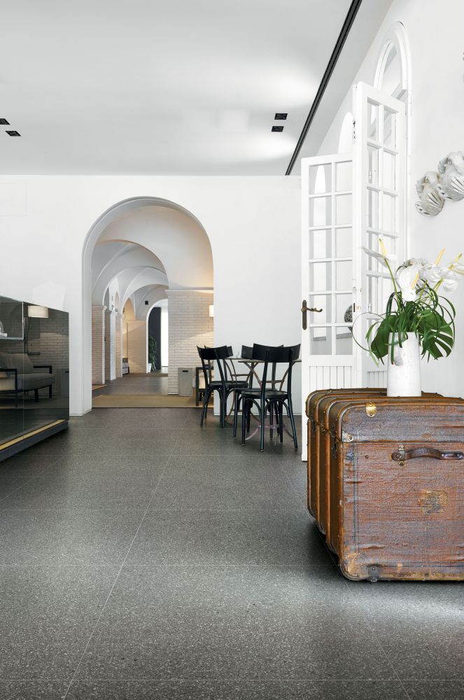 12 X 24 Veneziane Santa Croce Nat Matte Terrazzo Look Porcelain Tile-PORCELAIN-Large Format-American Tile Depot