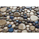 Venus Night Atlas Pebble Porcelain Mosaic Tile-Porcelain Mosaic-American Tile Depot