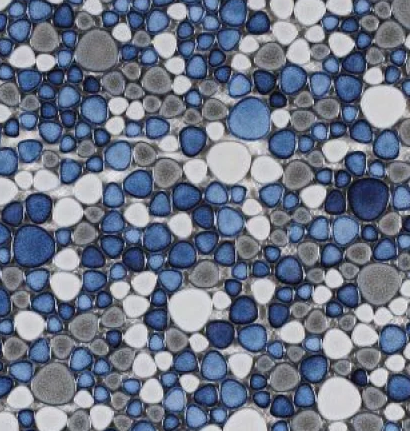 Venus Night Sky Pebble Porcelain Mosaic Tile-Porcelain Mosaic-American Tile Depot