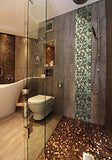 Venus Noon Grass Pebble Porcelain Mosaic Tile