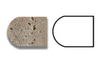 Walnut Travertine Honed 1/2 X 12 Pencil Liner-Travertine Molding/Trim-American Tile Depot