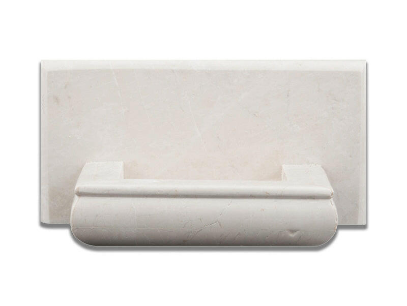 White Pearl Marble Hand-Made Custom Soap Holder - Soap Dish - Polished-Accessories-American Tile Depot