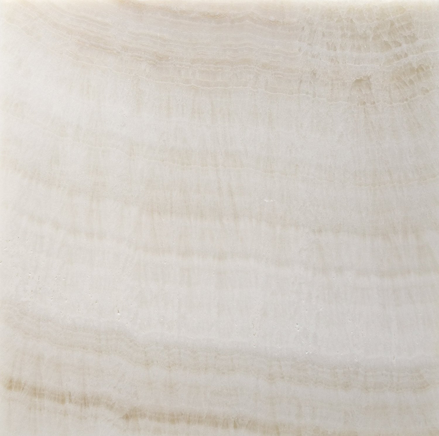 12 X 12 Premium White Onyx VEIN-CUT Polished Field Tile