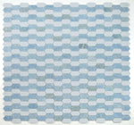 Zeta Crystal Ocean Polished Elongated Hexagon Marble Mosaic Tile-Marble Mosaic-American Tile Depot