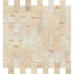 1 X 2 Honey Onyx Split-Faced Brick Mosaic Tile-Onyx Mosaic-American Tile Depot