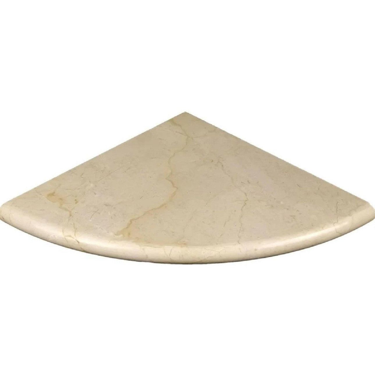 Crema Marfil Marble Shower Corner Shelf - Polished-American Tile Depot