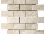 2 X 4 Diano Royal ( Queen Beige ) Marble Polished Mosaic Tile