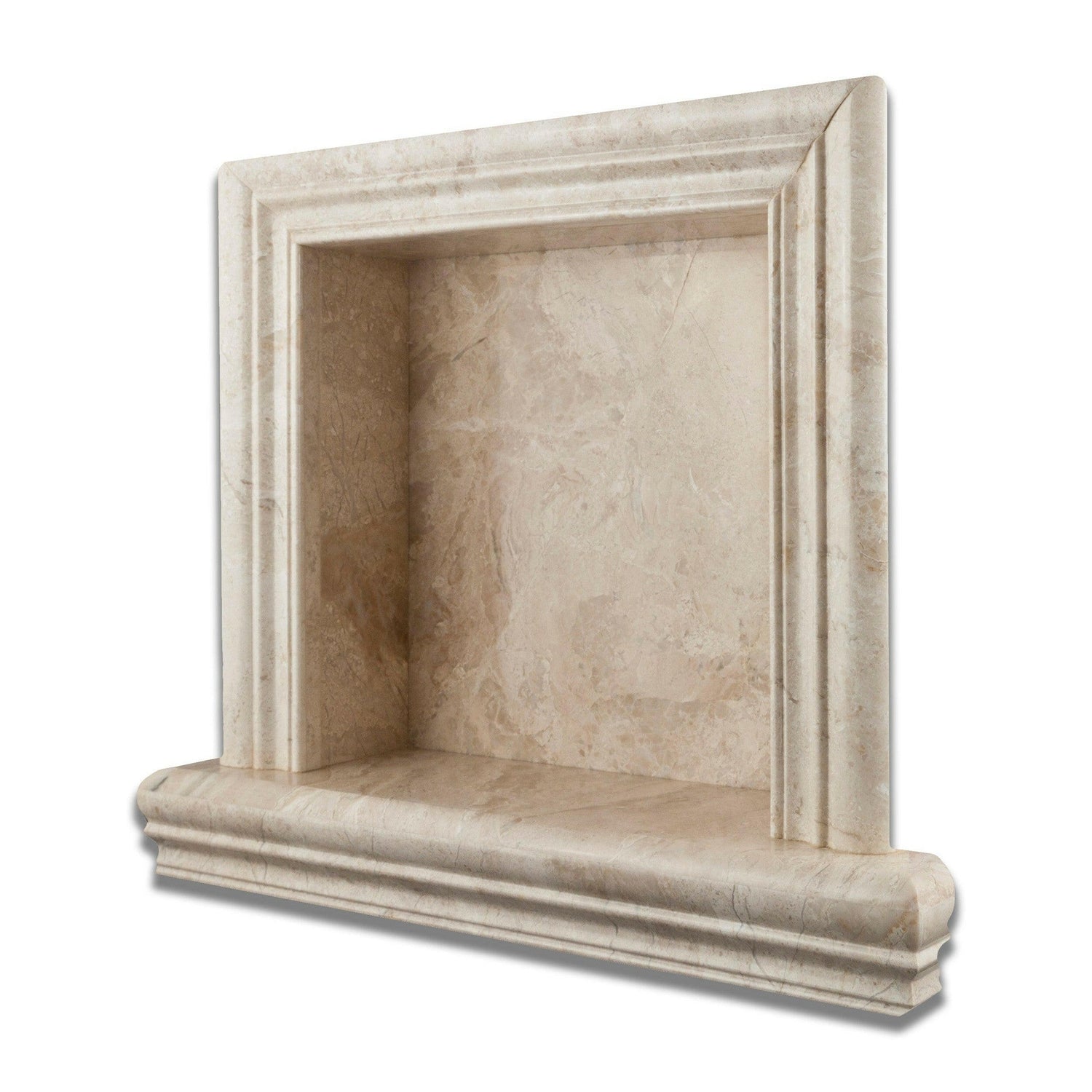 Diano Royal Marble Hand-Made Custom Shampoo Niche / Shelf - SMALL - Polished-American Tile Depot