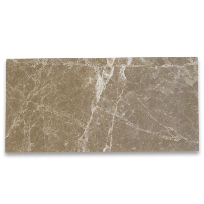 Sample of 12 X 24 Emperador Light Marble Polished Tile-Sample-American Tile Depot