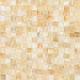 Honey Onyx Polished 3D Small Bread Mosaic Tile-Marble Mosaic-American Tile Depot