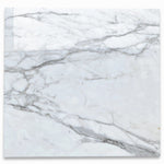 24 X 24 Italian Statuary White Marble Honed Tile-Marble Tile - Large Formate-American Tile Depot