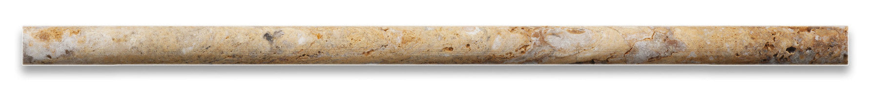 Scabos Travertine Honed 1/2 X 12 Pencil Liner