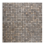 5/8 X 5/8 Silver Travertine Tumbled Mosaic Tile-Travertine Mosaic-American Tile Depot