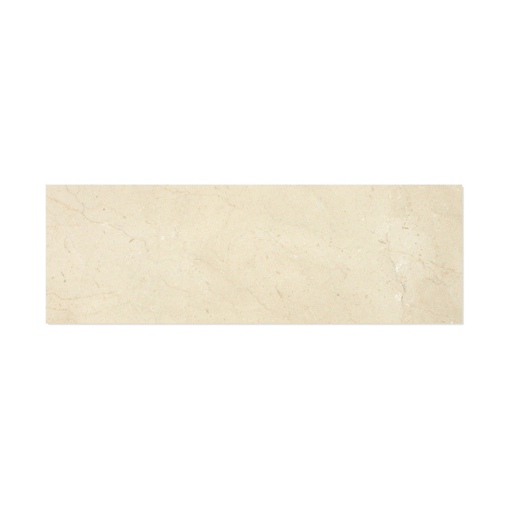 4 X 12 Crema Marfil Marble Honed Field Tile