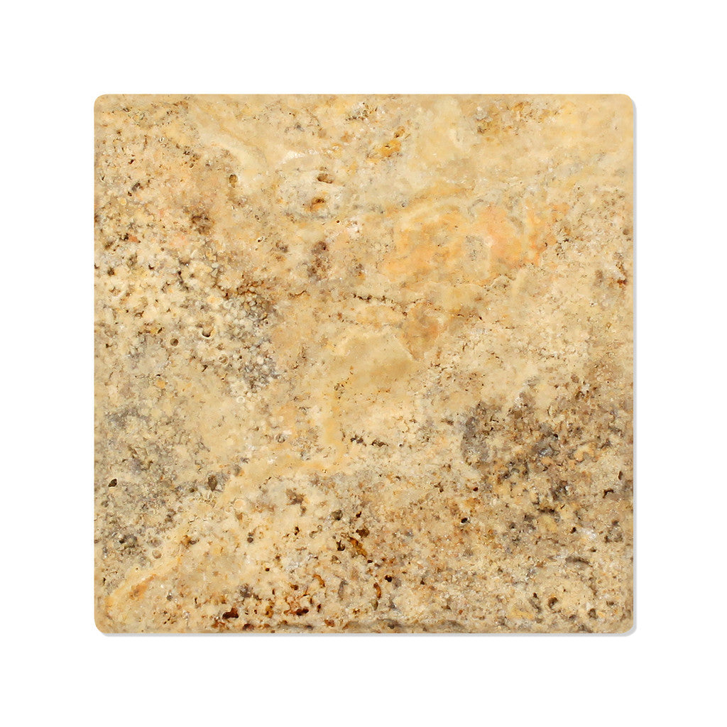 6 X 6 Scabos Travertine Tumbled Field Tile