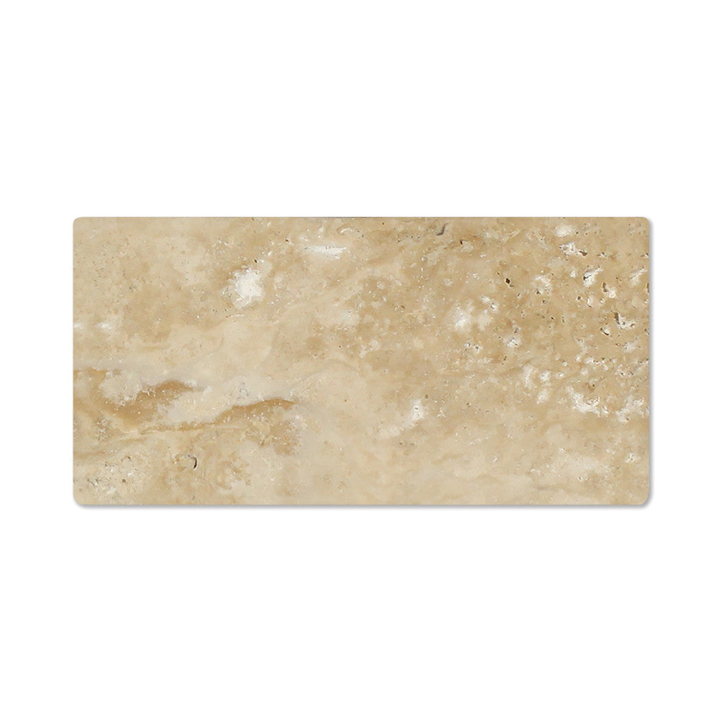 3 X 6 Philadelphia Travertine Tumbled Subway Brick Field Tile