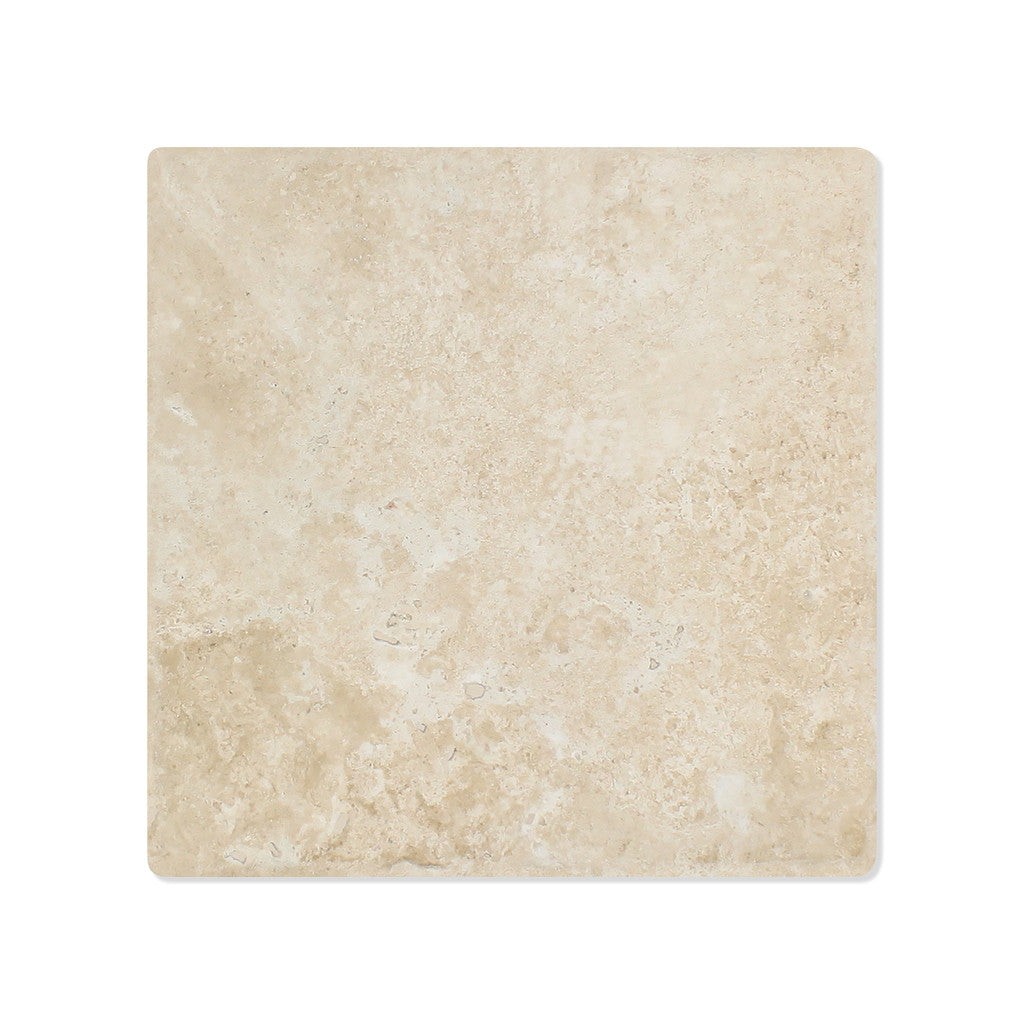 12 X 12 Durango Cream Travertine Tumbled Field Tile