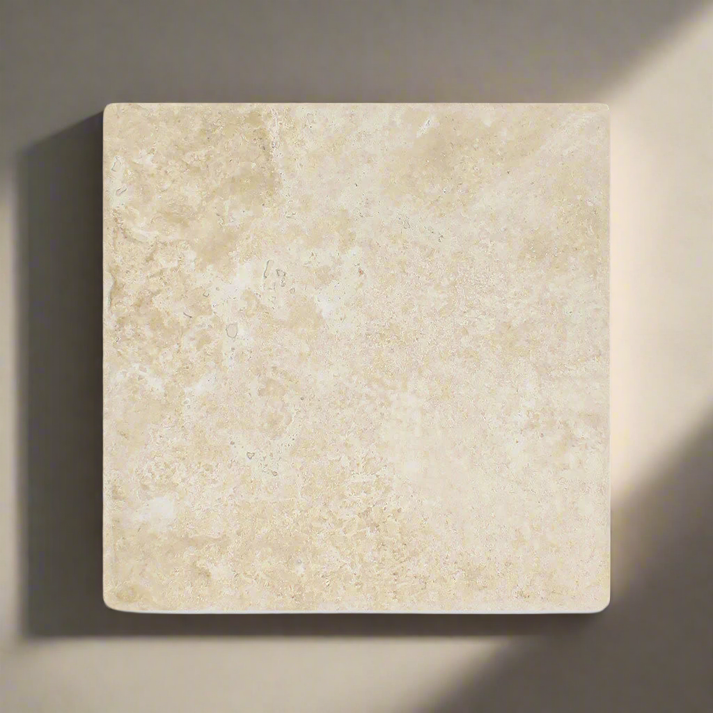 12 X 12 Durango Cream Travertine Tumbled Field Tile-Travertine Mosaic-American Tile Depot