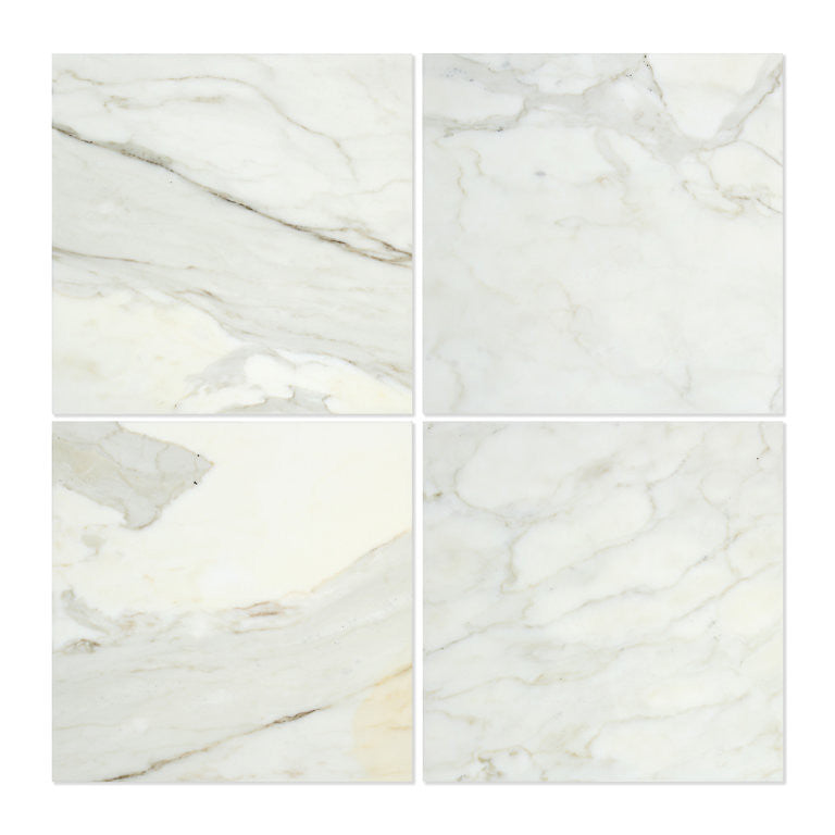 12 X 12 Calacatta Gold Marble Polished Field Tile