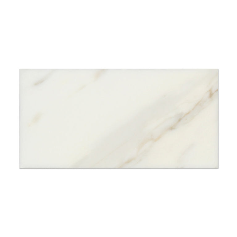 3 X 6 Calacatta Gold Marble Polished Subway Brick Field Tile