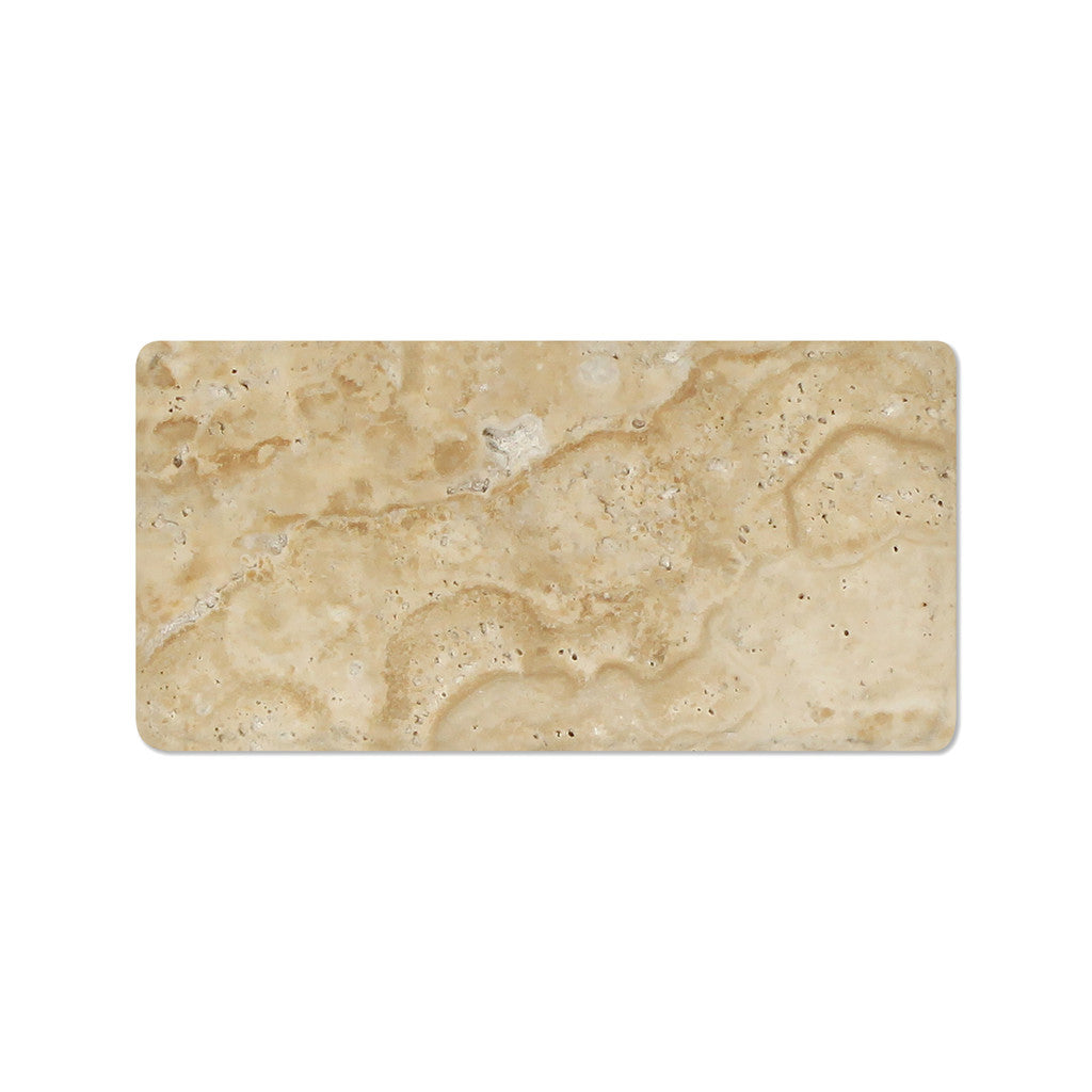 3 X 6 Philadelphia Travertine Tumbled Subway Brick Field Tile