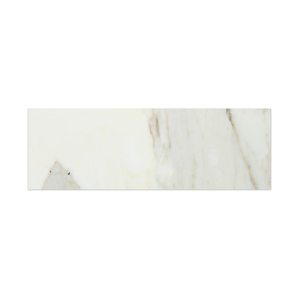 4 X 12 Calacatta Gold Marble Polished Field Tile