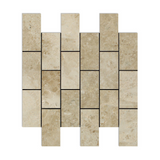 2 X 4 Cappuccino Marble Polished Brick Mosaic Tile