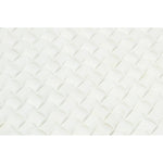 Thassos White Marble Polished 3D Small Bread Mosaic Tile