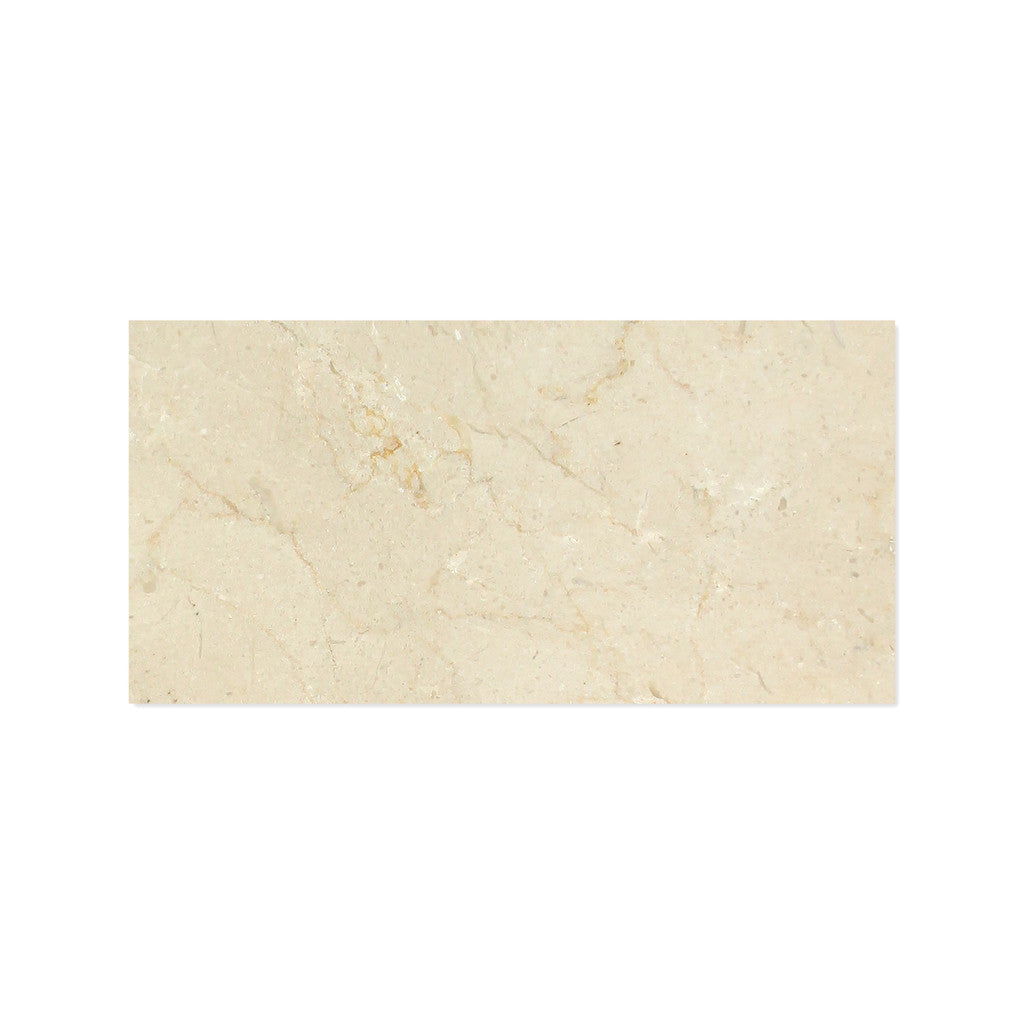 6 X 12 Crema Marfil Marble Polished Subway Brick Field Tile