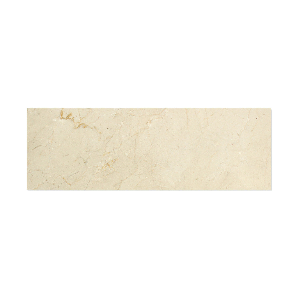 4 X 12 Crema Marfil Marble Honed Field Tile