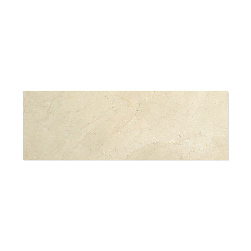 4 X 12 Crema Marfil Marble Honed Field Tile