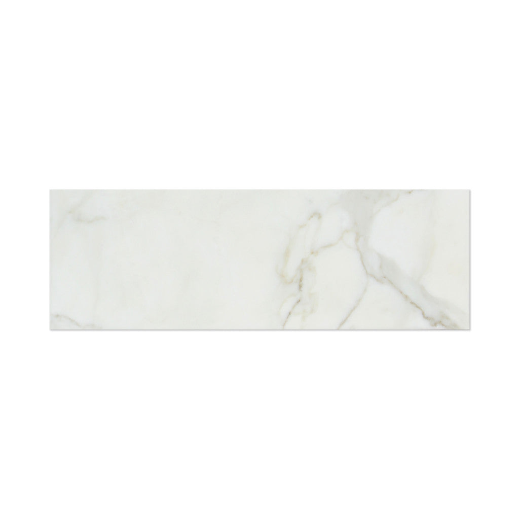 4 X 12 Calacatta Gold Marble Honed Field Tile