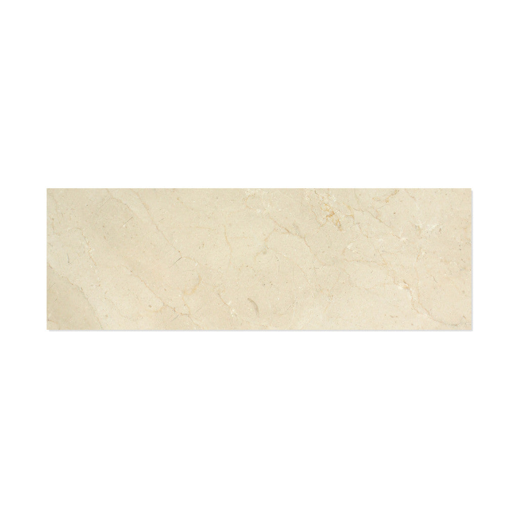 4 X 12 Crema Marfil Marble Honed Field Tile