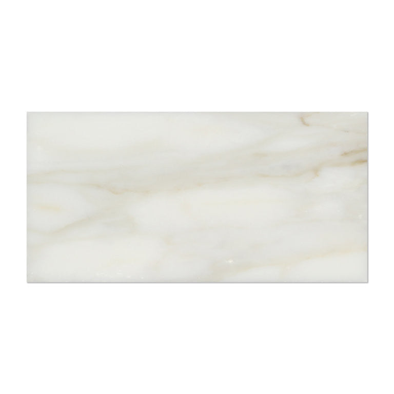 3 X 6 Calacatta Gold Marble Honed Subway Brick Field Tile