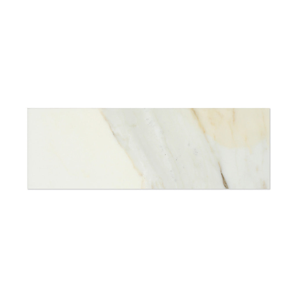 4 X 12 Calacatta Gold Marble Polished Field Tile