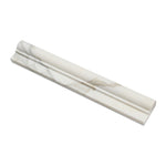 Calacatta Gold Marble Honed OG-1 Chair Rail Molding Trim