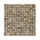 5/8 X 5/8 Philadelphia Travertine Tumbled Mosaic Tile