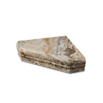 Scabos Travertine Hand-Made Custom Shower Corner Shelf - Honed-American Tile Depot