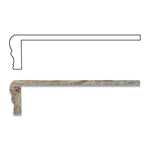 Scabos Travertine Hand-Made Custom Shower Corner Shelf - Honed-American Tile Depot