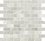 1 X 2 Tundra Gray (Atlantic Gray) Marble Honed Brick Mosaic Tile-Marble Mosaic-American Tile Depot