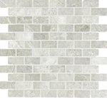 1 X 2 Tundra Gray (Atlantic Gray) Marble Honed Brick Mosaic Tile