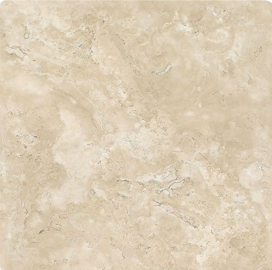 16 X 16 Durango Cream Travertine Tumbled Field Tile