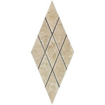 3 X 6 Cappuccino Marble Polished Diamond - Beveled Mosaic Tile