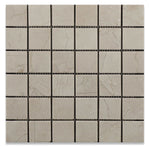 2 X 2 Crema Marfil Marble Tumbled Mosaic Tile