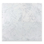 12 X 12 Carrara White Marble Honed Field Tile