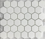 Thassos White Marble Polished 2" Hexagon Mosaic Tile